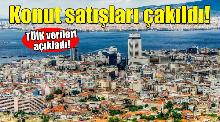 İzmir de konut satışları çakıldı!