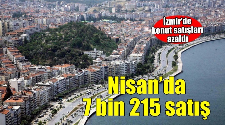 İzmir de konut satışları yüzde 0,6 oranında azaldı