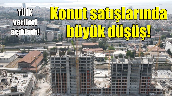 İzmir de konut satışlarında büyük düşüş!