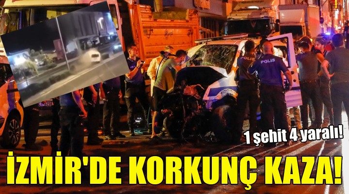 İzmir de korkunç kaza!