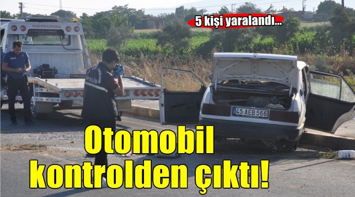 İzmir'de korkunç kaza! Otomobil kontrolden çıkarak karşı şeride geçti..