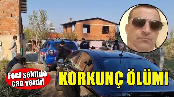 İzmir de korkunç ölüm!