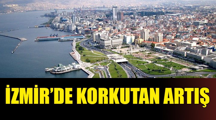İzmir de korkutan artış!