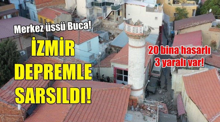 İzmir de korkutan deprem!