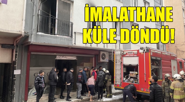 İzmir de korkutan yangın!