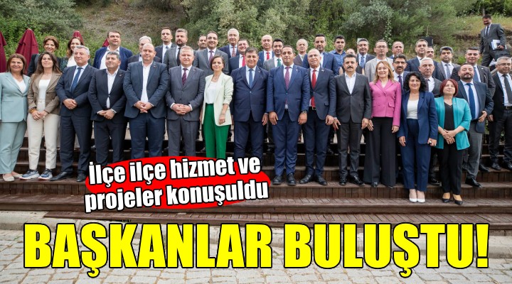 İzmir de kritik zirve... Başkanlardan hizmet ve proje buluşması!