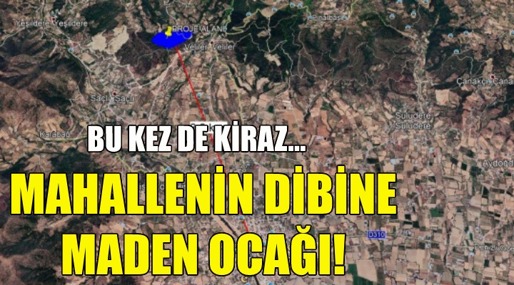 İzmir de mahallenin dibine maden ocağı!