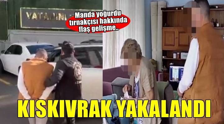 İzmir de manda yoğurdu satma bahanesiyle tırnakçılık yapan zanlı tutuklandı