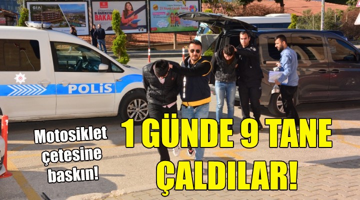 İzmir de motosiklet çetesine baskın!