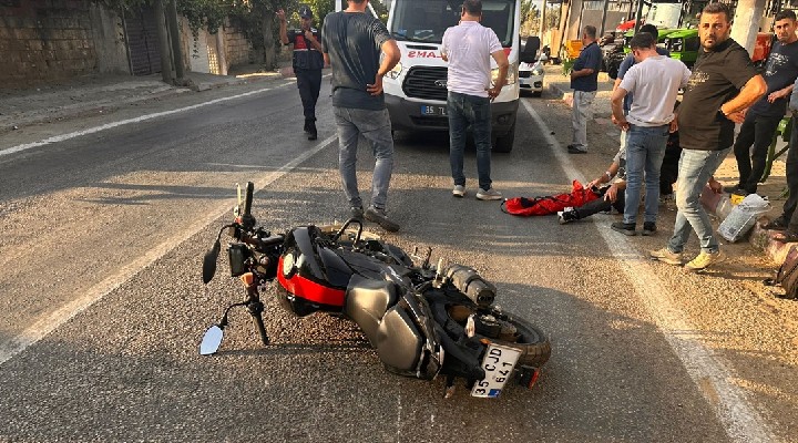 İzmir de motosiklet kazası: 2 yaralı