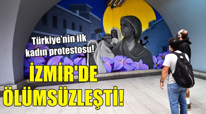 İzmir de ölümsüzleşti!