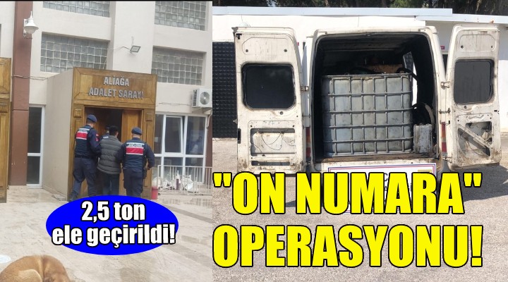 İzmir de  on numara  operasyonu!