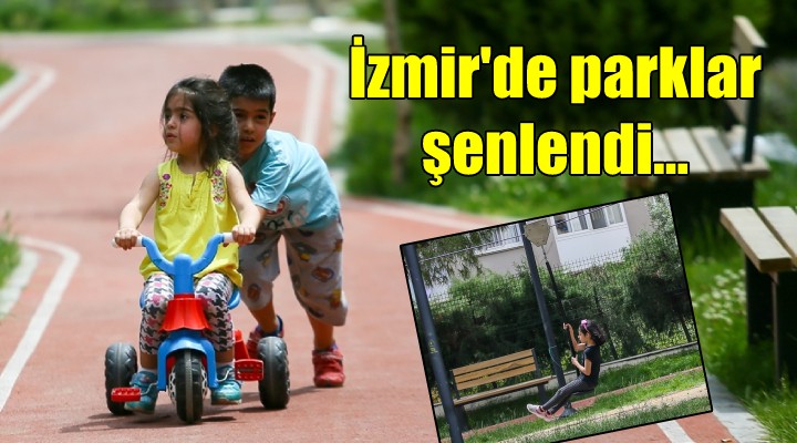 İzmir de parklar şenlendi