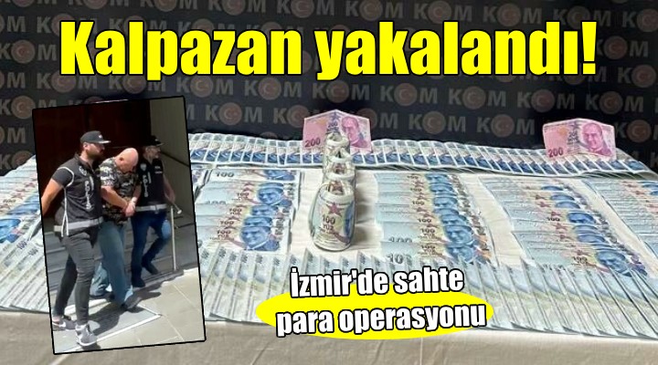 İzmir de sahte para operasyonu...