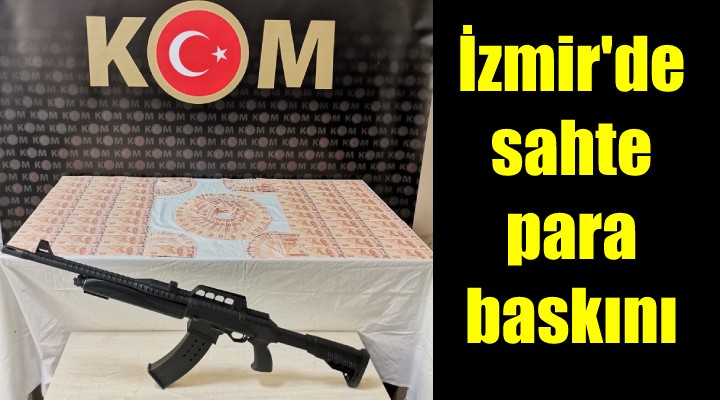 İzmir de sahte para operasyonu