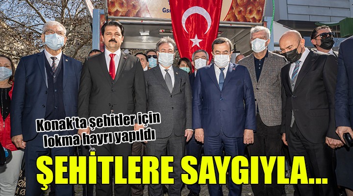 İzmir de şehitler için lokma hayrı...