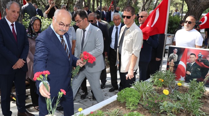 İzmir de 15 Temmuz töreni...