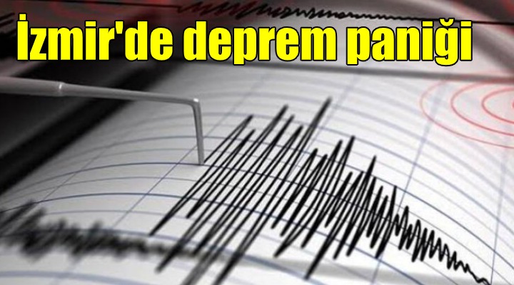 İzmir de şiddetli deprem