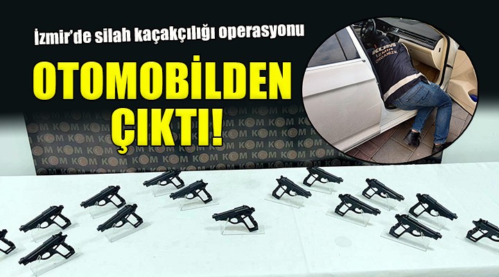 İzmir de silah kaçakçılığı operasyonu...