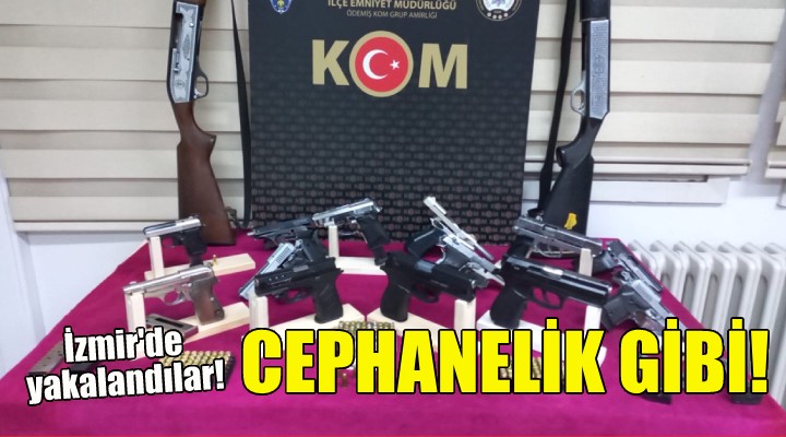 İzmir de silah kaçakçılığı operasyonu!