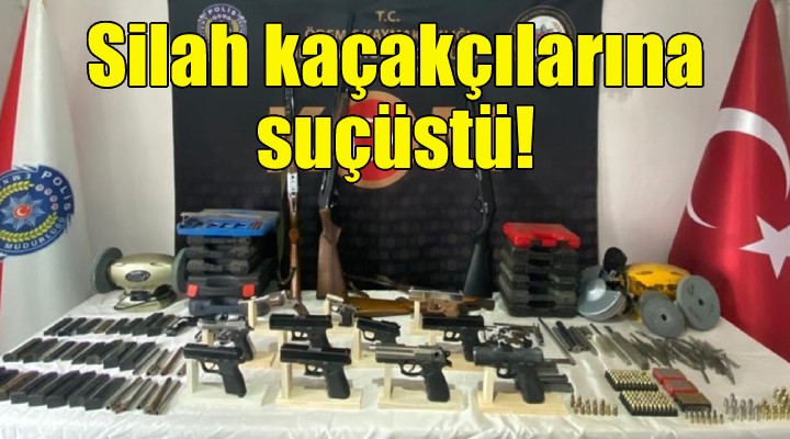 İzmir de silah kaçakçılığı operasyonu!