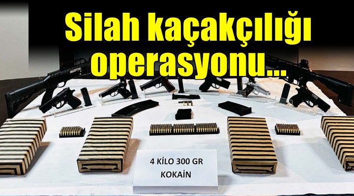 İzmir de silah kaçakçılığı operasyonu