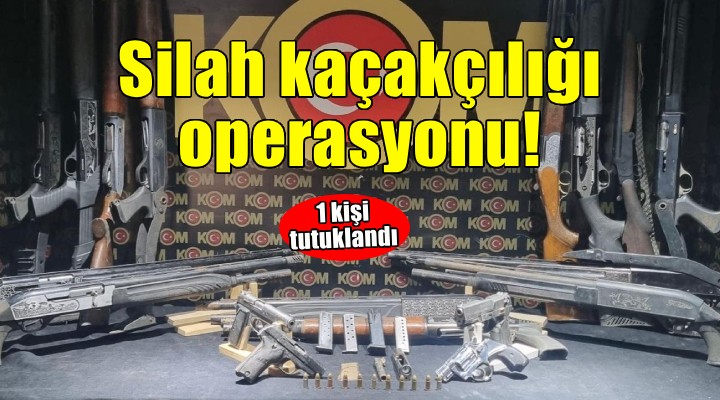 İzmir'de silah kaçakçılığı operasyonu