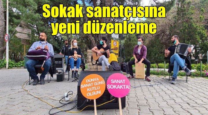 İzmir de sokak sanatçılarına düzenleme