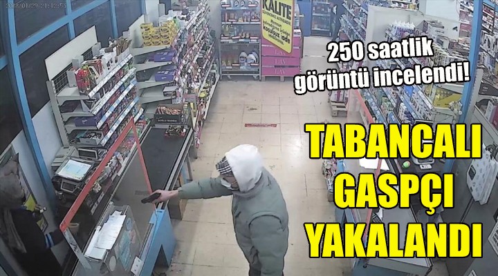 İzmir de tabancalı gaspçı yakalandı!