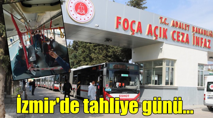 İzmir de tahliye günü... Kaç kişi çıktı?