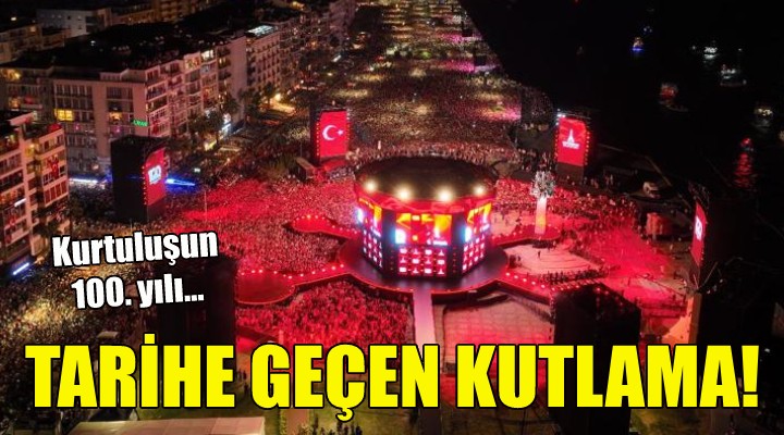 İzmir de tarihe geçen kutlama!