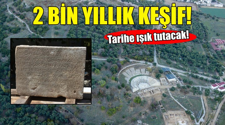 İzmir de tarihe ışık tutacak keşif!