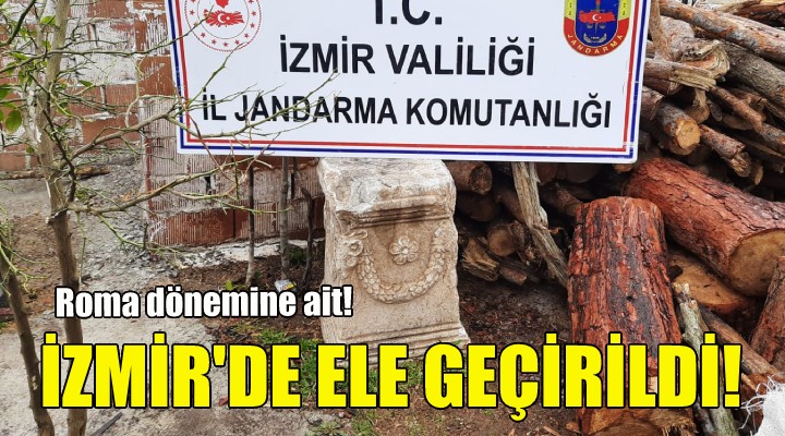 İzmir de tarihi eser operasyonu!