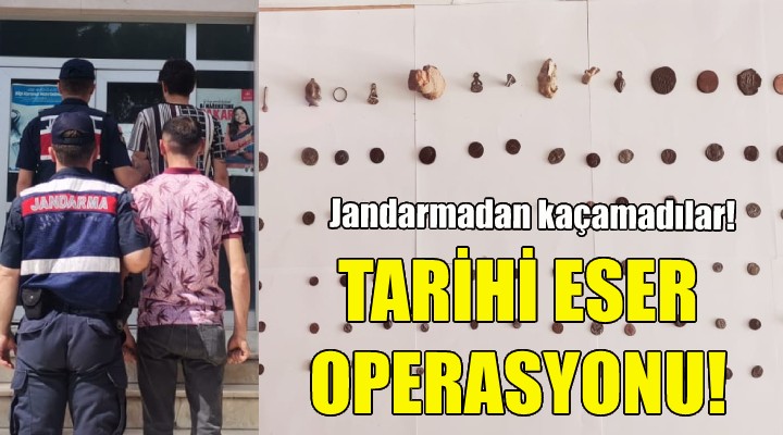 İzmir de tarihi eser operasyonu!