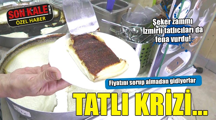 İzmir de tek baklava satışı dönemi... Tatlıcı esnafı şeker krizinde!