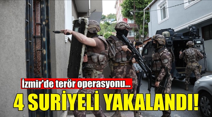 İzmir de terör operasyonu!