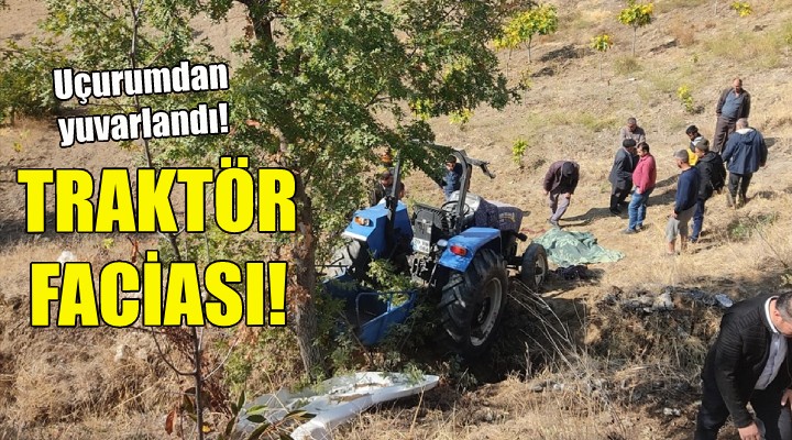 İzmir de traktör faciası: 1 ölü!