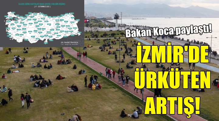 İzmir de ürküten artış!