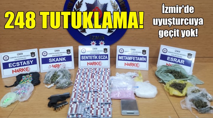 İzmir de uyuşturcuya geçit yok!