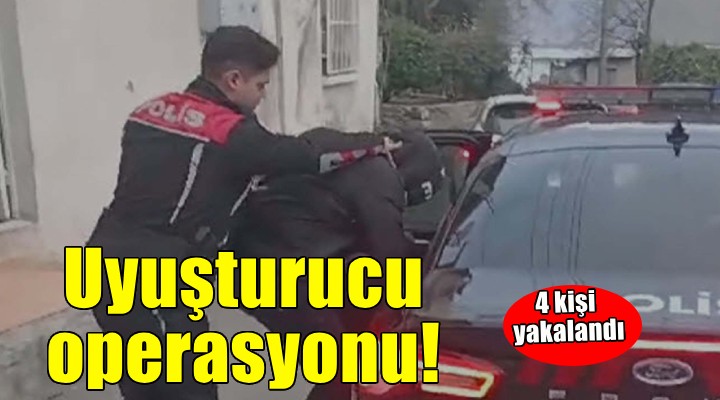 İzmir de uyuşturucu operasyonu...