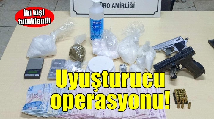 İzmir de uyuşturucu operasyonu...