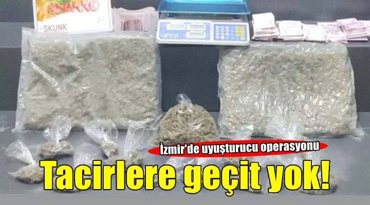 İzmir de uyuşturucu operasyonu: 13 tutuklama