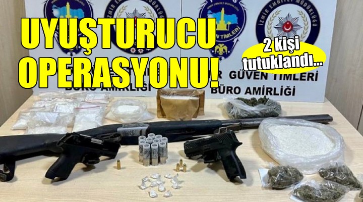 İzmir de uyuşturucu operasyonu!