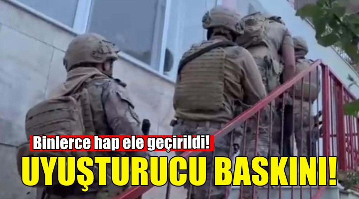 İzmir de uyuşturucu operasyonu!