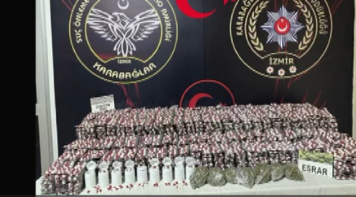 İzmir de uyuşturucu operasyonu