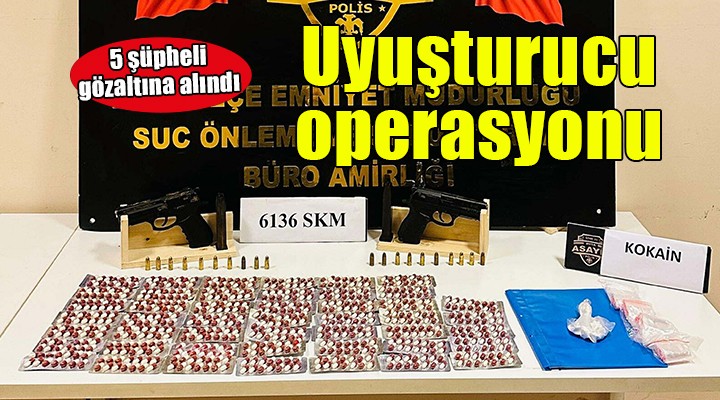 İzmir de uyuşturucu operasyonu