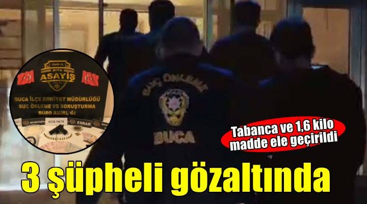 İzmir de uyuşturucu operasyonu: 3 gözaltı