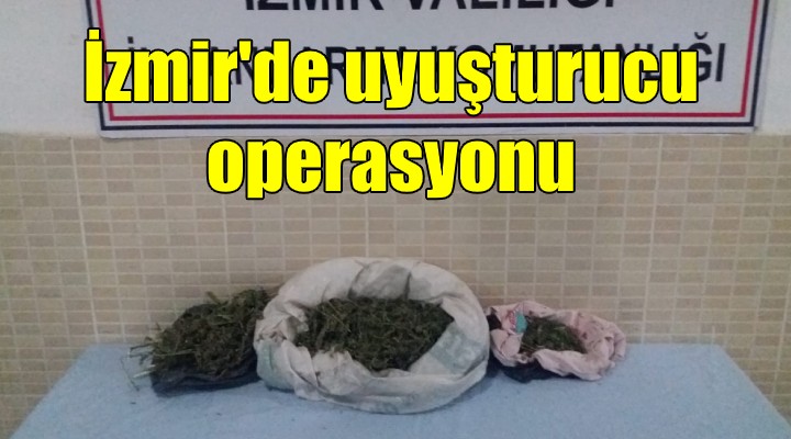 İzmir de uyuşturucu operasyonu!