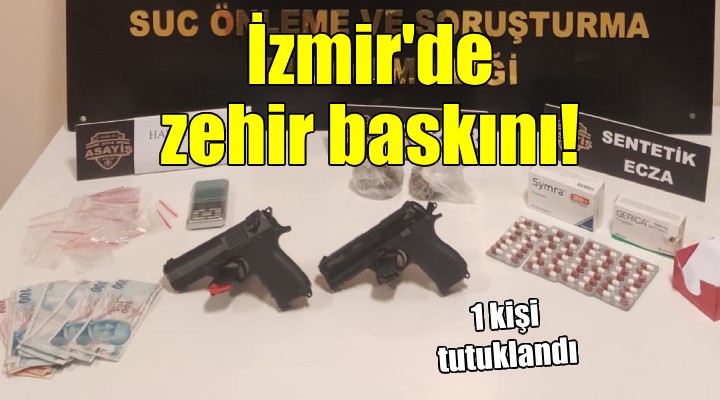 İzmir de uyuşturucuya 1 tutuklama