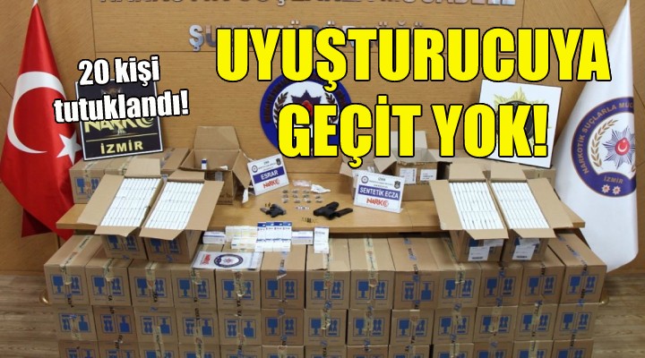 İzmir de uyuşturucuya geçit yok!